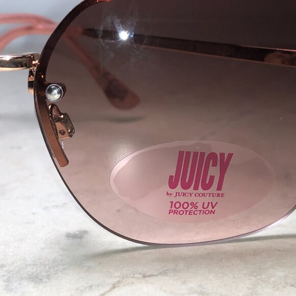 Juicy Couture Oversized Pink & Brown Sunglasses - Picture 2 of 5
